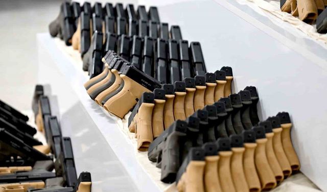 Adıyaman'da bin adet tabanca ele geçirildi