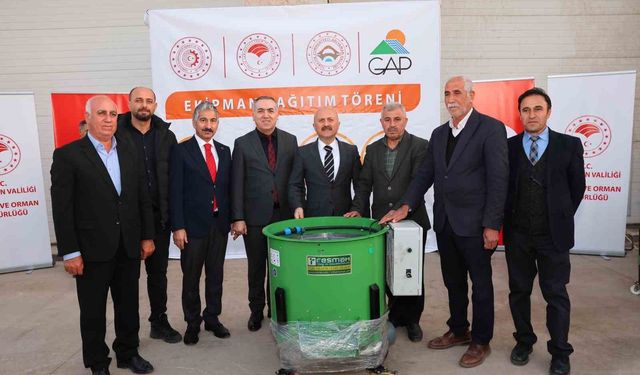 Adıyaman'da üreticiye güç veren tarım ekipmanı desteği