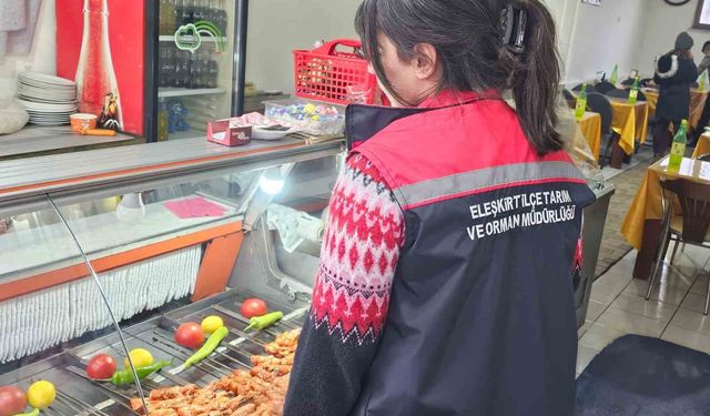 Ağrı'da gıda güvenliği çalışmaları kapsamında 750 işletme kontrolden geçti