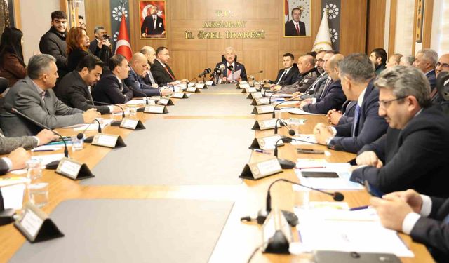 Aksaray'da bin 100 personel kış tedbiri görevine hazır