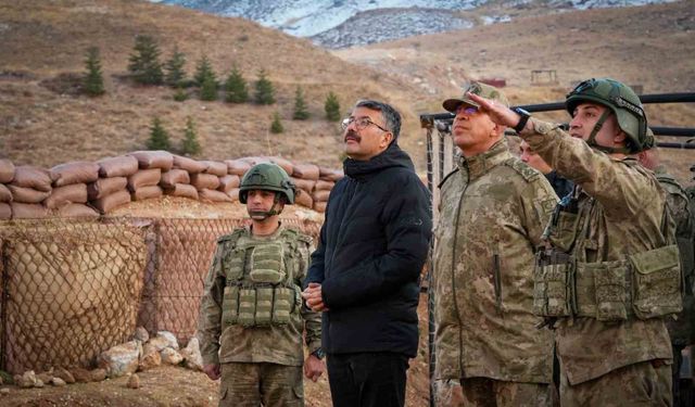 Aktütün Karakolu'na üst düzey ziyaret