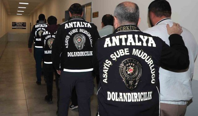 Antalya'da milyonluk dolandırıcılık operasyonu