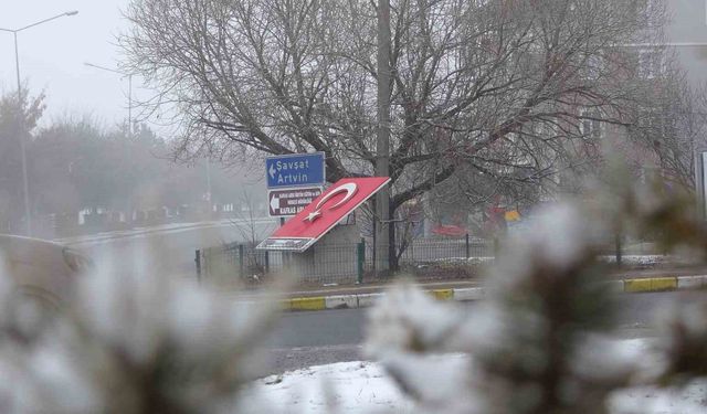 Ardahan eksi 15 dereceyle buz kesti