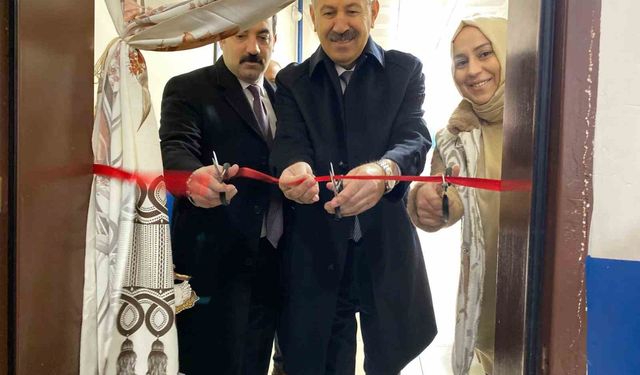 Arpçay'da ilkokul öğrencilerinden Milli Kültür Sergisi