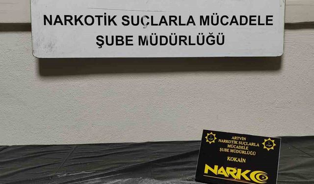 Artvin'de 147 gram kokain ele geçirildi