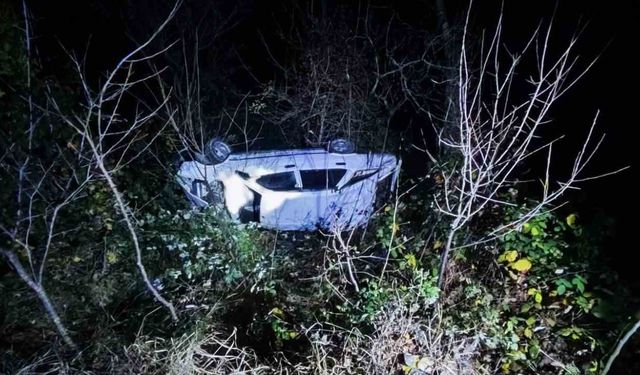 Artvin'de otomobil uçuruma yuvarlandı: 4 yaralı