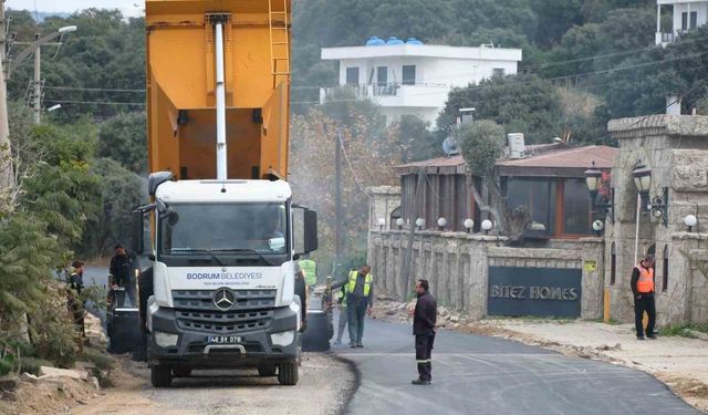 Asfalt çalışmaları tamamlandı
