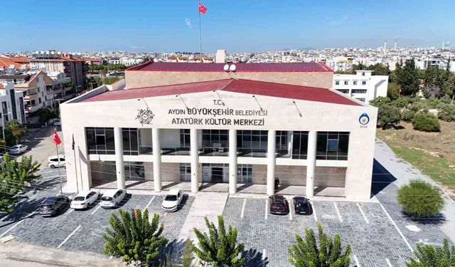Aydın Büyükşehir Belediyesi Atatürk Kültür Merkezi Didim'de hizmete açıldı
