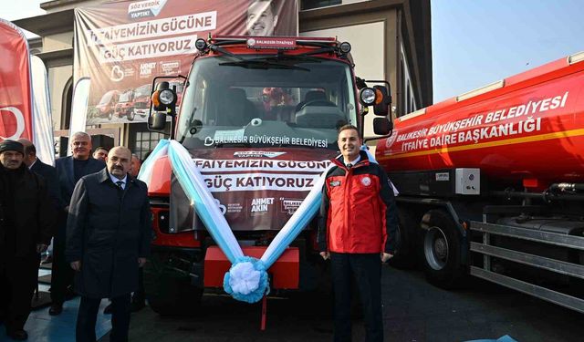 Balıkesir İtfaiyesi gücüne güç katıyor