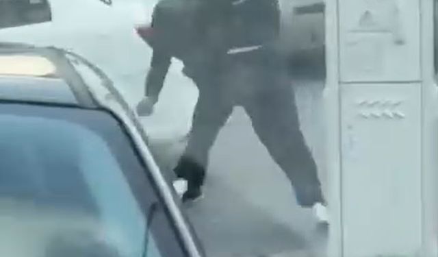 Başakşehir'de çocuk kavgası kamerada