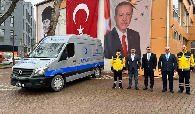 Başkan Ercan Özel'in çağrısı karşılık buldu: Hasta nakil aracı hizmete girdi