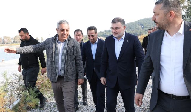 Başkan Saygılı Efes Antik Kent Kanal Projesi'ni yerinde inceledi