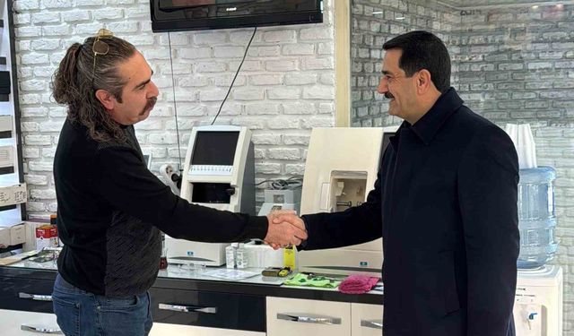 Başkan Taşkın'dan esnaf ziyareti