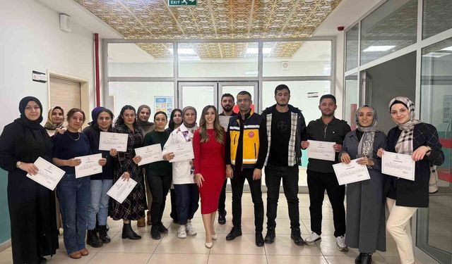 Batman'da ebelere yeni doğan bakımı eğitimi verildi
