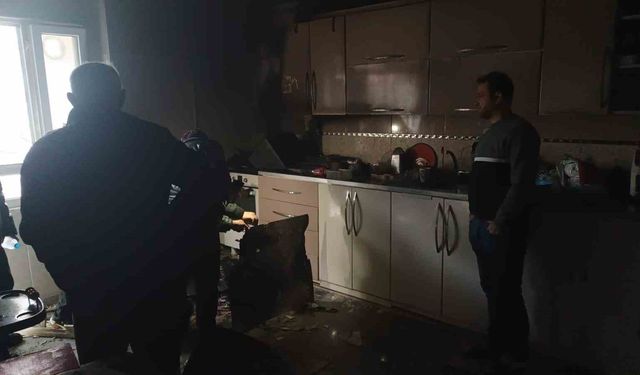 Batman'da evde çıkan yangında 1 kişi dumandan etkilendi