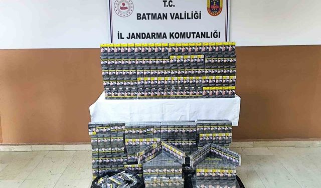 Batman'da kaçakçılık operasyonu