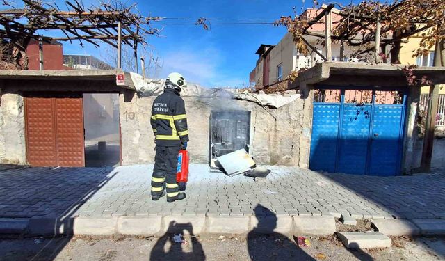 Batman'da trafo yangını