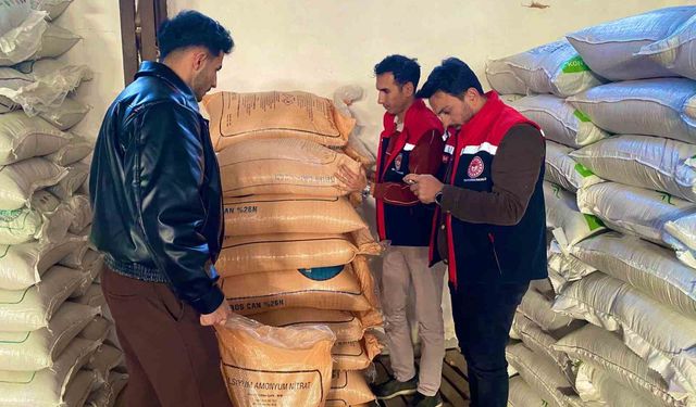 Bayburt'ta gübre denetimleri yapıldı