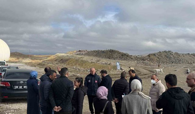 Bayburt'ta katı atık ve ambalaj atığı tesislerinde denetim yapıldı