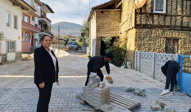 Bayırköy'de caddeler yenileniyor