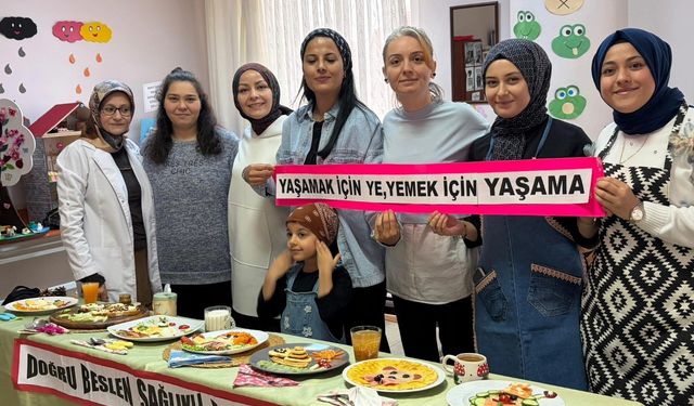 Bilecik'te eğitici ve sağlıklı tabaklar hazırlandı