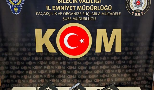Bilecik'te kaçak silah operasyonu: 1 şüpheli tutuklandı