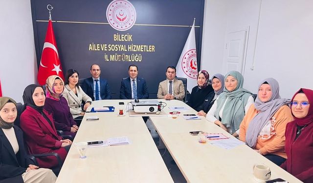 Bilecik'te sosyal hizmet çalışmaları masaya yatırıldı