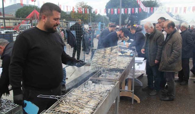 Binlerce vatandaş hamsi festivalinde buluştu: 7 ton hamsi tüketildi