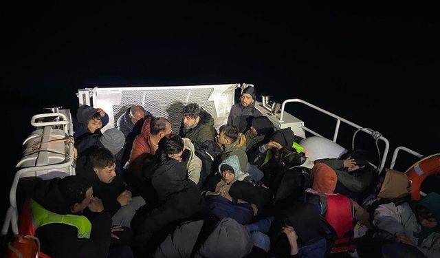 Bodrum'da 39 düzensiz göçmen yakalandı
