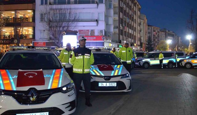 Bolu'da emniyet ve jandarmaya 68 yeni araç tahsis edildi