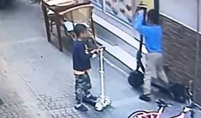 Boyundan büyük scooter'ı çaldılar