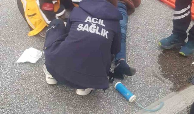 Burdur'da otomobil ile motosiklet çarpıştı: 1 yaralı