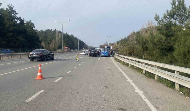 Bursa-Mudanya yolunda bisikletli kazası: 1 kişi yaralandı