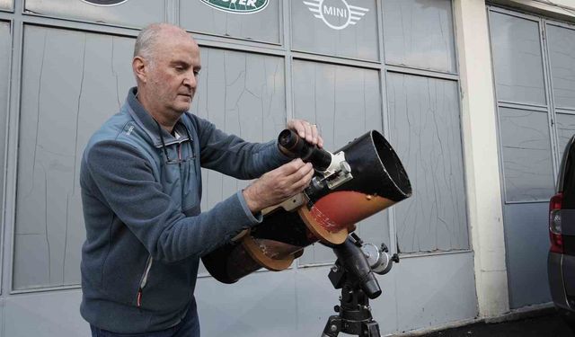 Bursa'da 1 yıllık sabır tek karede buluştu, güneşin ufuk yolculuğu görüntülendi