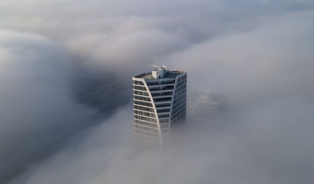 Bursa'da sis şehri yuttu