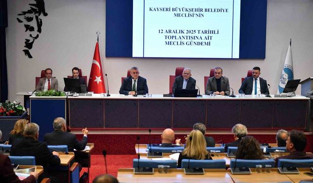 Büyükşehir yılın son meclis toplantısını gerçekleştirdi
