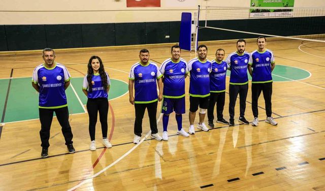 Çameli'de Kurumlar-Mahalleler Arası Voleybol Turnuvası başladı