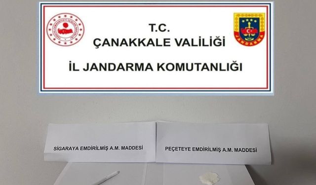 Çanakkale'de uyuşturucu operasyonu: 2 şüpheli tutuklandı