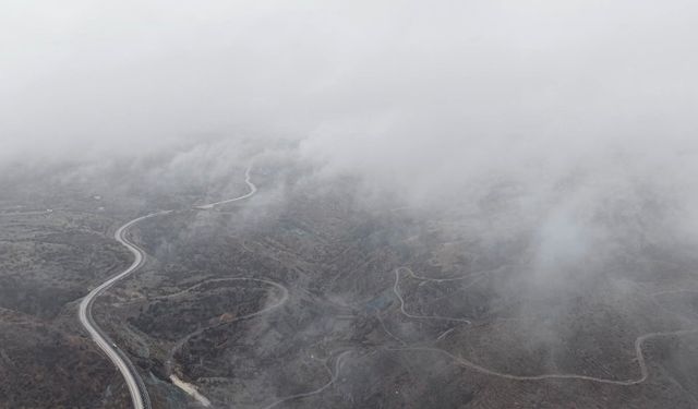 Çankırı'da sis etkili oldu