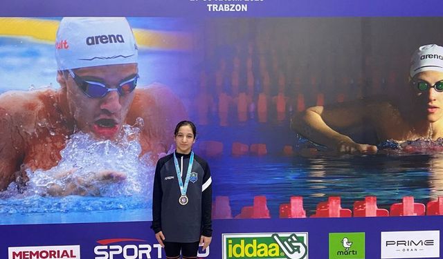 Çayırova Belediyesi sporcusu Yağmur Yeyin, Trabzon'da 4 madalya kazandı