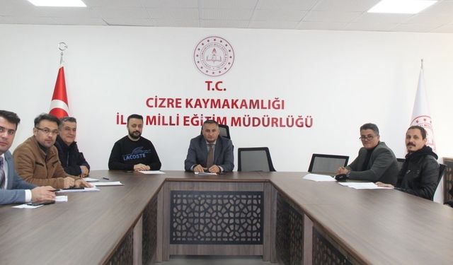 Cizre'de açıköğretim sınavları öncesi koordinasyon toplantısı