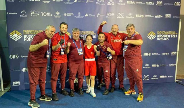 Cizreli milli boksör, Macaristan'da Avrupa şampiyonu oldu