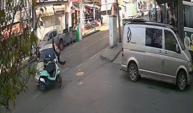 Çorlu'da otomobille motosiklet kafa kafaya çarpıştı: 1 yaralı