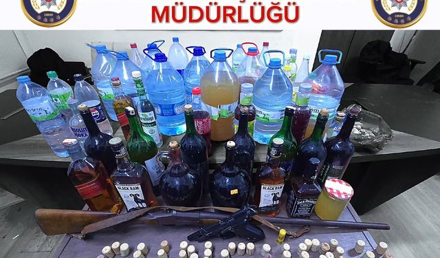 Çorum'da yılbaşı öncesi sahte alkol operasyonu: 3 gözaltı