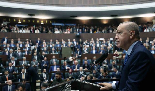 Cumhurbaşkanı Erdoğan:' KIZILELMA adını verdiğimiz insansız savaş uçağımız, MURAD isimli radarımızla tespit edilen bir savaş uçağını, GÖKDOĞAN isimli füzemizle havadan havaya tam isabetle vurmayı başardı.'