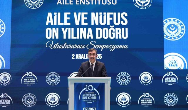 Cumhurbaşkanı Yardımcısı Yılmaz: 'Ülkemiz doğurganlık hızı en fazla azalan 5'inci ülke konumundadır'