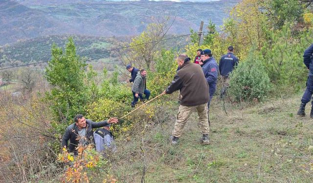 Defne toplarken kaybolan kadının cansız bedeni bulundu: O anlar İHA kameralarına yansıdı
