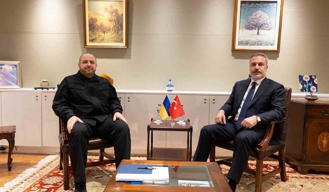 Dışişleri Bakanı Fidan, Ukrayna Ulusal Güvenlik ve Savunma Konseyi Sekreteri Umerov ile görüştü
