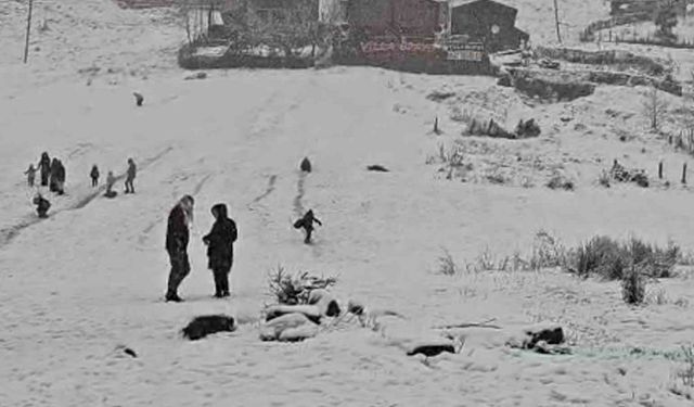 Dünyaca ünlü turizm merkezi Ayder Yaylası beyaza büründü