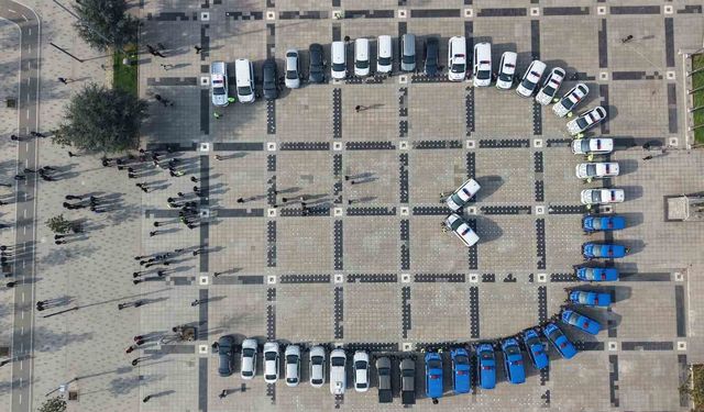 Düzce'de emniyet ve jandarma teşkilatına 44 yeni araç